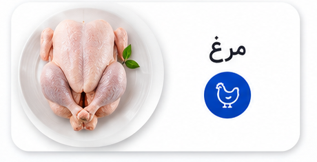 کارت محصول مرغ
